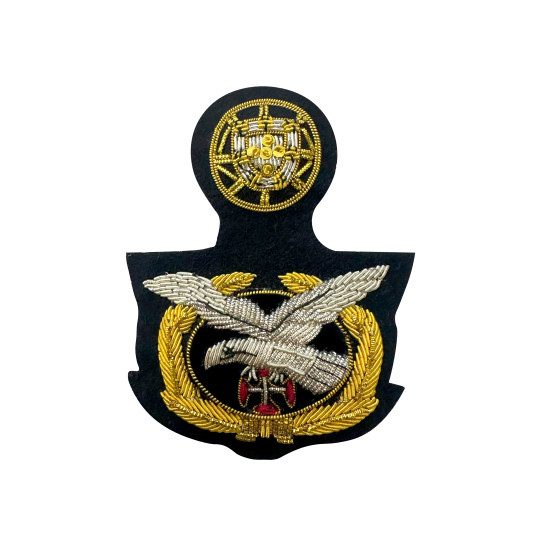 EMBLEMA BORDADO A OURO FORÇA AÉREA