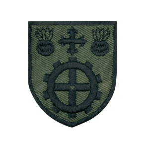 EMBLEMA BORDADO- BATALHÃO SERVIÇO MATERIAL