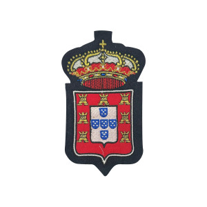 EMBLEMA BORDADO - BRASÃO MONARQUIA PORTUGUESA EMBLEMA BORDADO - BRASÃO MONARQUIA PORTUGUESA