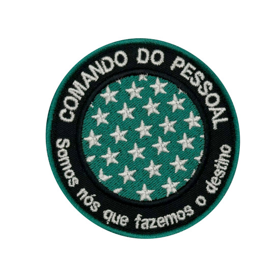 EMBLEMA BORDADO - COMANDO PESSOAL