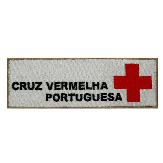 EMBLEMA BORDADO CRUZ VERMELHA