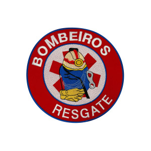 EMBLEMA BORDADO BOMBEIROS - RESGATE EMBLEMA BORDADO BOMBEIROS - RESGATE