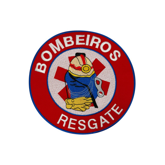 EMBLEMA BORDADO BOMBEIROS - RESGATE