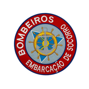 EMBLEMA BORDADO BOMBEIROS - EMBARCAÇÃO DE SOCORRO EMBLEMA BORDADO BOMBEIROS - EMBARCAÇÃO DE SOCORRO