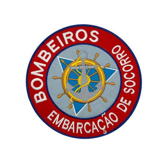 EMBLEMA BORDADO BOMBEIROS - EMBARCAÇÃO DE SOCORRO