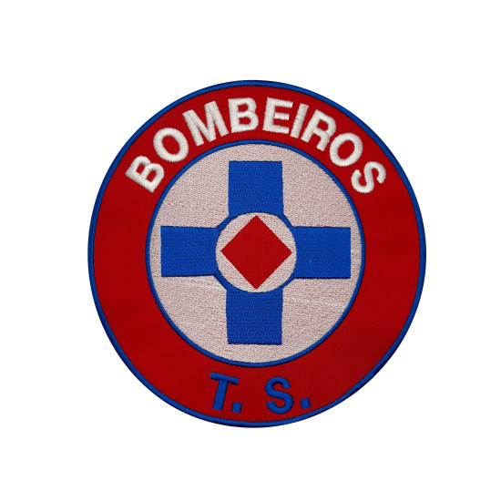 EMBLEMA BORDADO BOMBEIROS - T.S