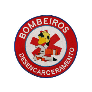 EMBLEMA BORDADO BOMBEIROS - DESENCARCERAMENTO EMBLEMA BORDADO BOMBEIROS - DESENCARCERAMENTO