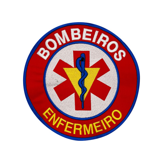 EMBLEMA BORDADO BOMBEIROS - ENFERMEIRO