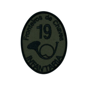 EMBLEMA BORDADO - REGIMENTO INFANTARIA Nº19 EMBLEMA BORDADO - REGIMENTO INFANTARIA Nº19