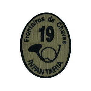 EMBLEMA BORDADO - REGIMENTO INFANTARIA Nº19 EMBLEMA BORDADO - REGIMENTO INFANTARIA Nº19