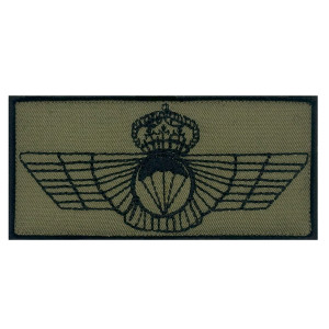 EMBLEMA BORDADO BREVET PARAQUEDISTA ESPANHOL EMBLEMA BORDADO BREVET PARAQUEDISTA ESPANHOL