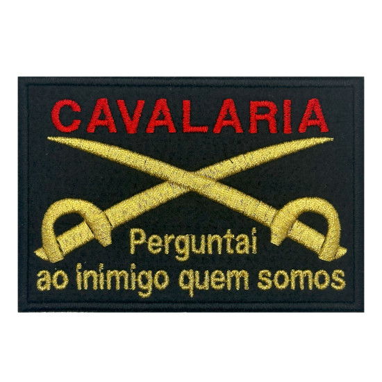 EMBLEMA BORDADO CAVALARIA