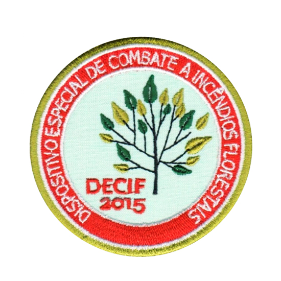 EMBLEMA BORDADO CURSO DECIF 2015