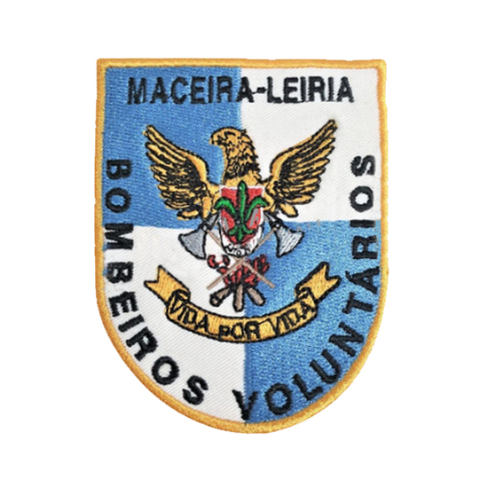 EMBLEMA BORDADO BOMBEIROS MACEIRA - LEIRIA