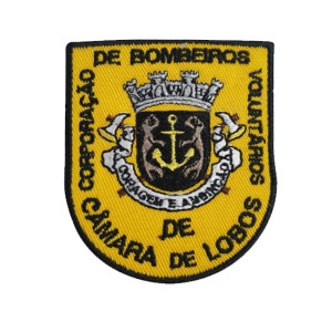 EMBLEMA BORDADO BOMBEIROS CÂMARA DE LOBOS EMBLEMA BORDADO BOMBEIROS CÂMARA DE LOBOS