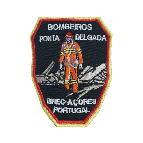 EMBLEMA BORDADO BOMBEIROS PONTA DELGADA