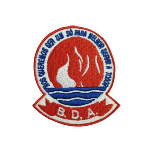 EMBLEMA BORDADO BOMBEIROS B.D.A EMBLEMA BORDADO BOMBEIROS B.D.A