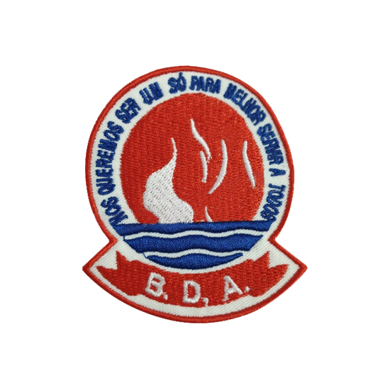 EMBLEMA BORDADO BOMBEIROS B.D.A