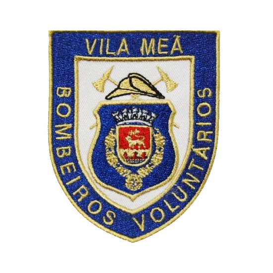 EMBLEMA BORDADO BOMBEIROS VILA MEÃ 