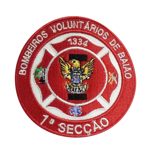 EMBLEMA BORDADO BOMBEIROS V. BAIÃO