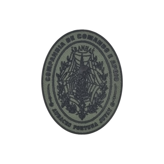 EMBLEMA ABORRACHADO COMPANHIA DE COMANDO E APOIO