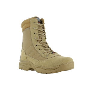 BOTAS TÁTICAS SAFETY JOGGER COYOTE COM FECHO  BOTAS TÁTICAS SAFETY JOGGER COYOTE COM FECHO