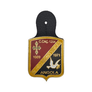 CRACHÁ REG. INFANTARIA 21 - ANGOLA CCAC 1204/69-71  CRACHÁ REG. INFANTARIA 21 - ANGOLA CCAC 1204/69-71