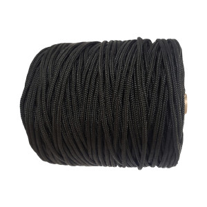 CORDÃO NYLON PRETO 4MM CORDÃO NYLON PRETO 4MM