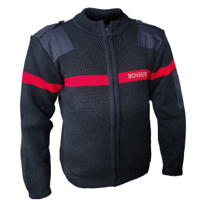 CASACO DE MALHA BOMBEIROS