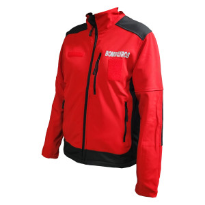 CASACO SOFTSHELL BOMBEIROS BICOLOR