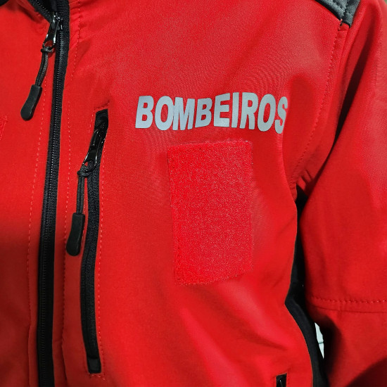 CASACO SOFTSHELL BOMBEIROS BICOLOR