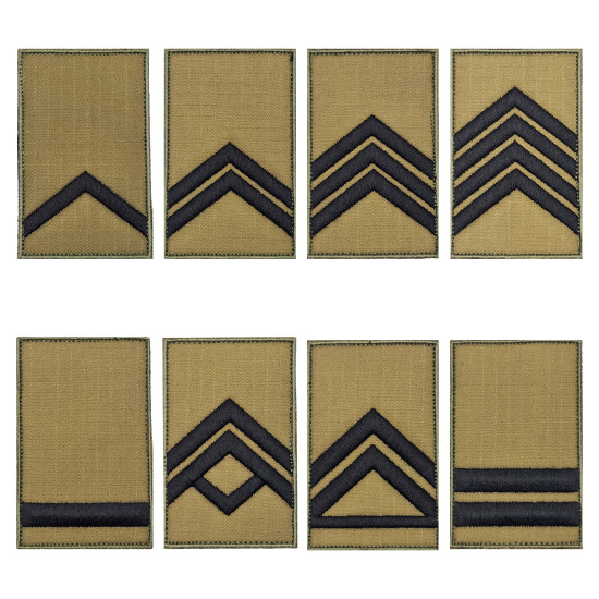 DIVISA VELCRO RIPSTOP EXÉRCITO 8X5CM
