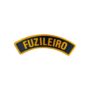 DÍSTICO EM METAL FUZILEIRO DÍSTICO EM METAL FUZILEIRO