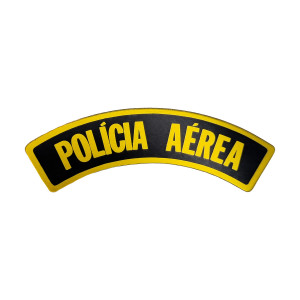 DÍSTICO EM METAL POLÍCIA AÉREA DÍSTICO EM METAL POLÍCIA AÉREA