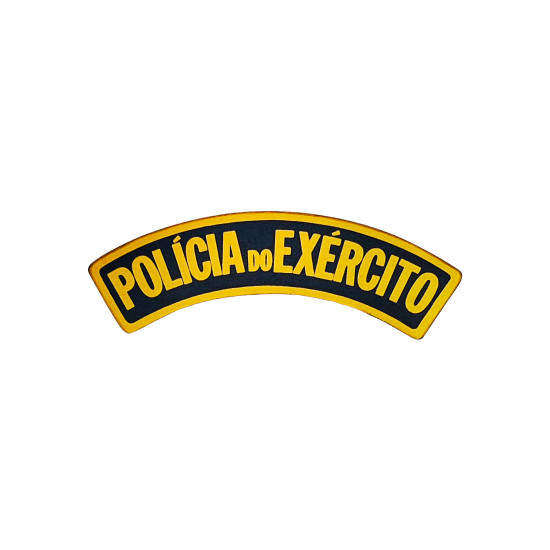 DÍSTICO EM METAL POLÍCIA EXÉRCITO 