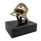 TROFÉU CAPACETE DOURADO BOMBEIRO