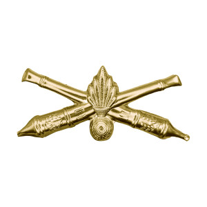 EMBLEMA DE BOINA ARTILHARIA PESADA - DOURADO EMBLEMA DE BOINA ARTILHARIA PESADA - DOURADO