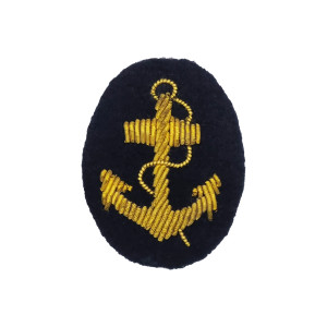 EMBLEMA BORDADO A OURO ÂNCORA  EMBLEMA BORDADO A OURO ÂNCORA