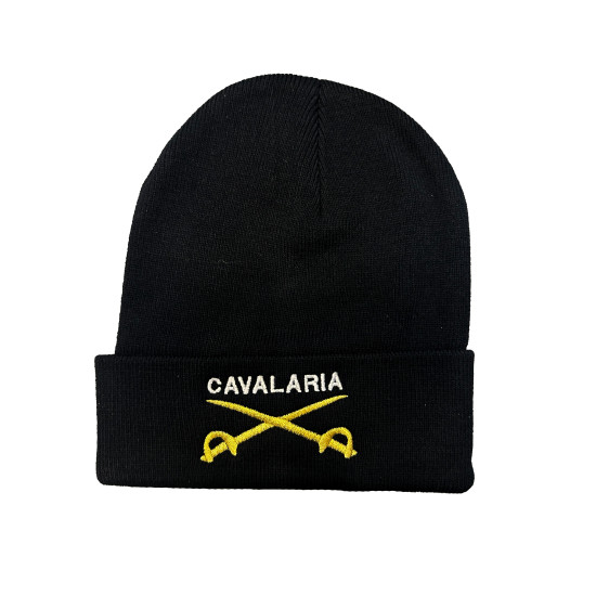 GORRO BORDADO CAVALARIA PRETO