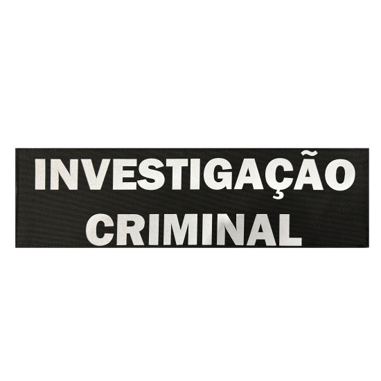 LEGENDA REFLETORA INVESTIGAÇÃO CRIMINAL