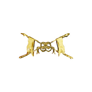 EMBLEMA LANCEIROS DOURADO EMBLEMA LANCEIROS DOURADO