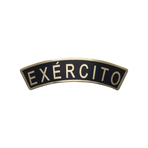 DÍSTICO EM METAL EXÉRCITO DÍSTICO EM METAL EXÉRCITO