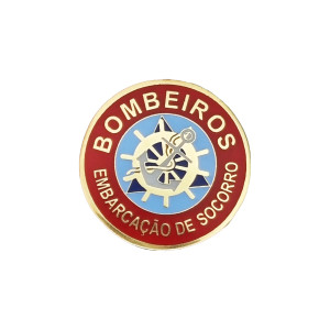 CRACHÁ BOMBEIRO EMBARCAÇÃO SOCORRO CRACHÁ BOMBEIRO EMBARCAÇÃO SOCORRO
