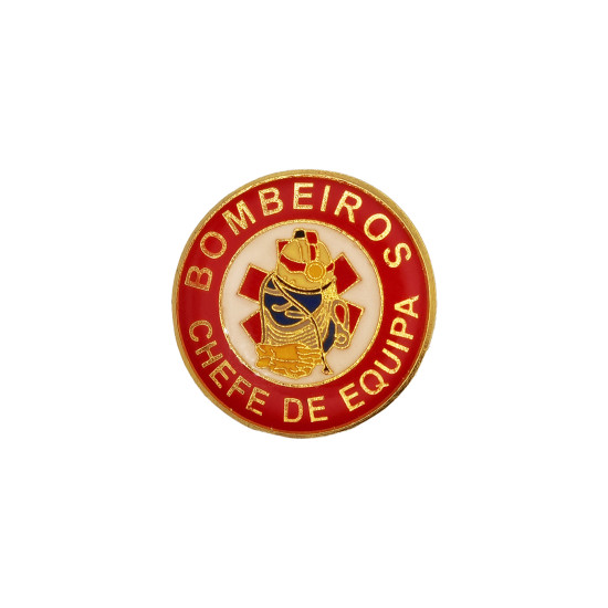 PIN BOMBEIROS CHEFE DE EQUIPA