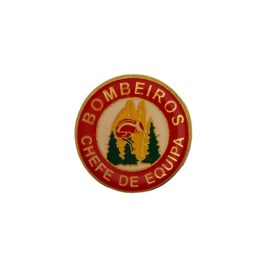 PIN BOMBEIROS CHEFE DE EQUIPA