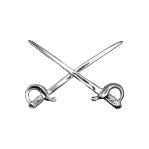 EMBLEMA CAVALARIA PARA BOINA - PRATEADO EMBLEMA CAVALARIA PARA BOINA - PRATEADO