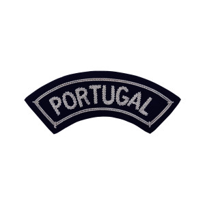 MEIA LUA PORTUGAL BORDADO A OURO PRATEADO MEIA LUA PORTUGAL BORDADO A OURO PRATEADO