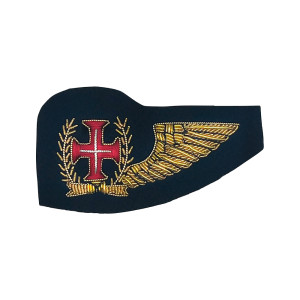 EMBLEMA BORDADO A OURO PILOTO CIVIL MEIA ASA EMBLEMA BORDADO A OURO PILOTO CIVIL MEIA ASA