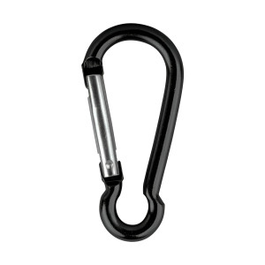 MOSQUETÃO PRETO 5CM MOSQUETÃO PRETO 5CM
