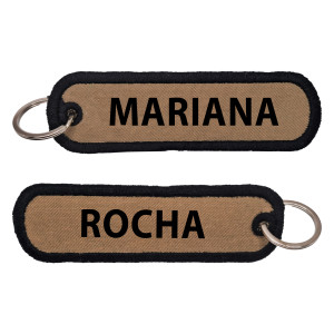 PORTA-CHAVES PERSONALIZADO COM NOME - DUPLA FACE PORTA-CHAVES PERSONALIZADO COM NOME - DUPLA FACE